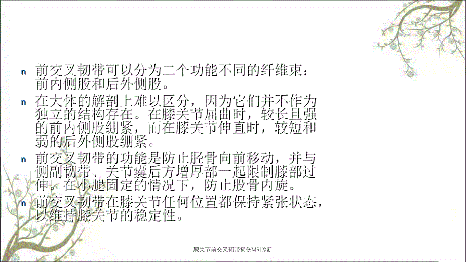 膝关节前交叉韧带损伤MRI诊断_第3页