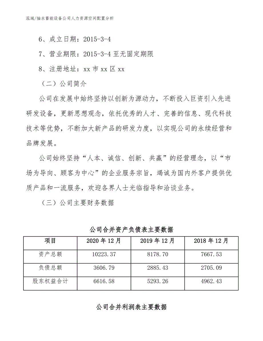 抽水蓄能设备公司人力资源空间配置分析（范文）_第3页