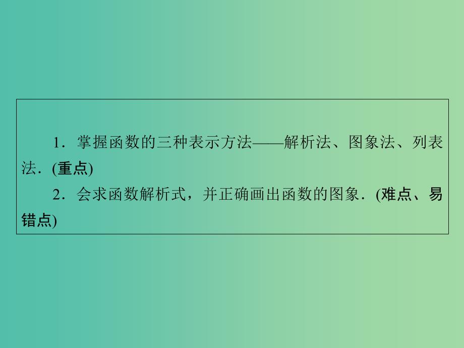 高中数学 1.2.2第1课时 函数的表示法课件 新人教A版必修1.ppt_第2页