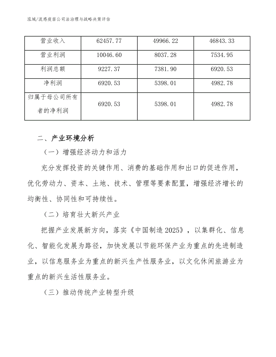 流感疫苗公司法治理与战略决策评估_范文_第4页