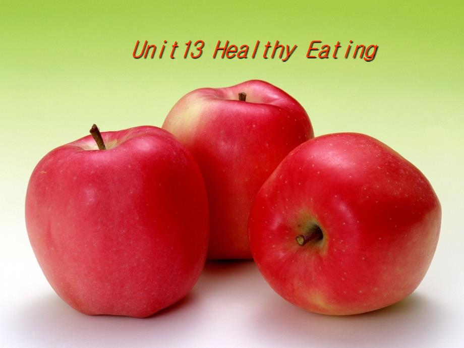 高考英语复习 Unit13 Healthy Eatingwarming up (ppt)_第1页