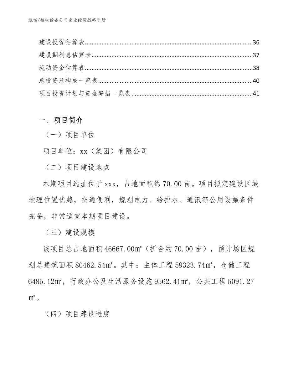 核电设备公司企业经营战略手册_第2页