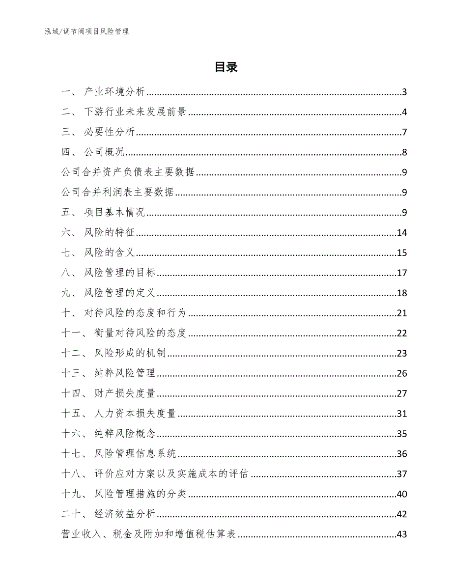 调节阀项目风险管理_第2页