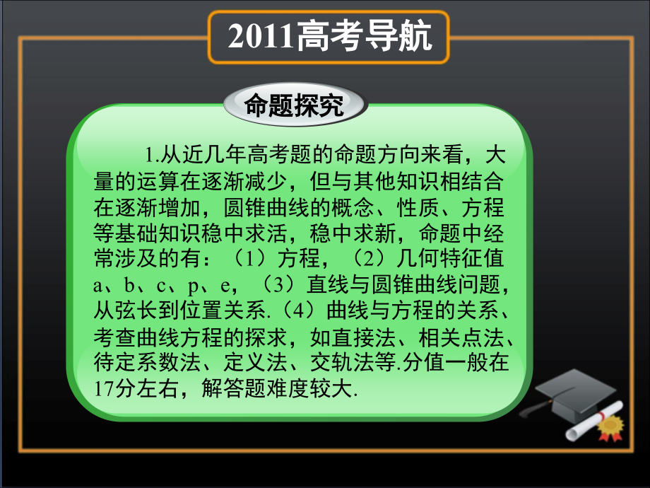 圆锥曲线方程复习优秀教学课件通用_第4页