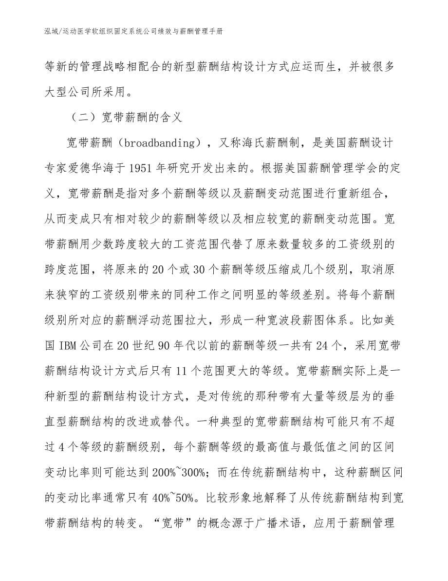 运动医学软组织固定系统公司绩效与薪酬管理手册_第5页