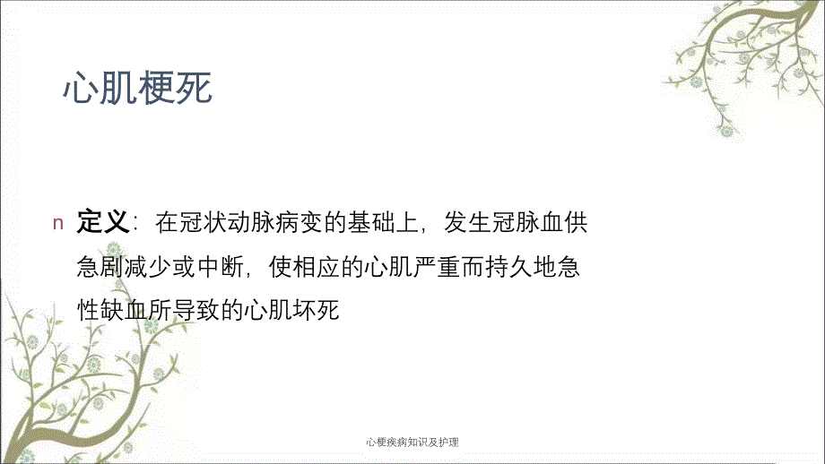 心梗疾病知识及护理_第2页