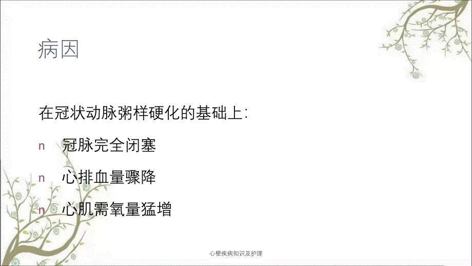 心梗疾病知识及护理_第4页