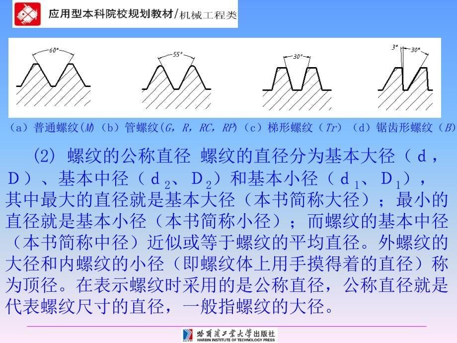 工程制图技术基础第7章 标准件和常用件_第5页