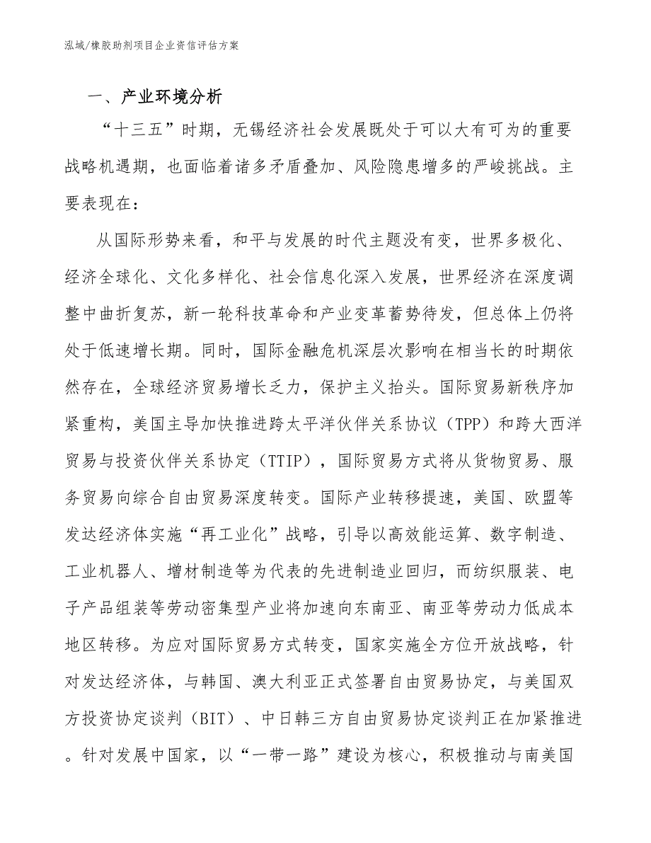 橡胶助剂项目企业资信评估方案_第2页