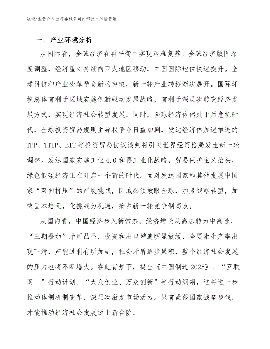 血管介入医疗器械公司内部技术风险管理_第3页