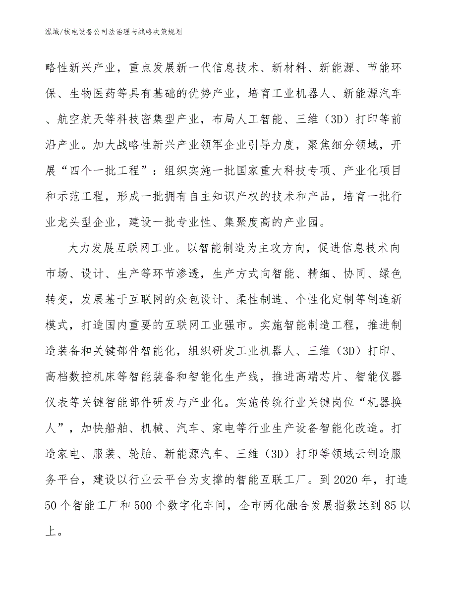 核电设备公司法治理与战略决策规划_第3页