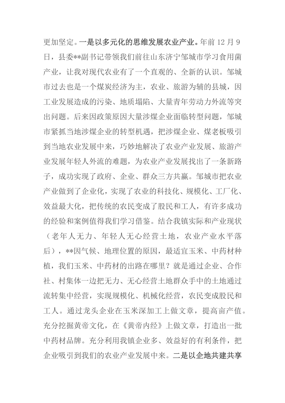 在乡镇“提认识凝心聚魂达共识同心同行”主题座谈会上讲话_第3页