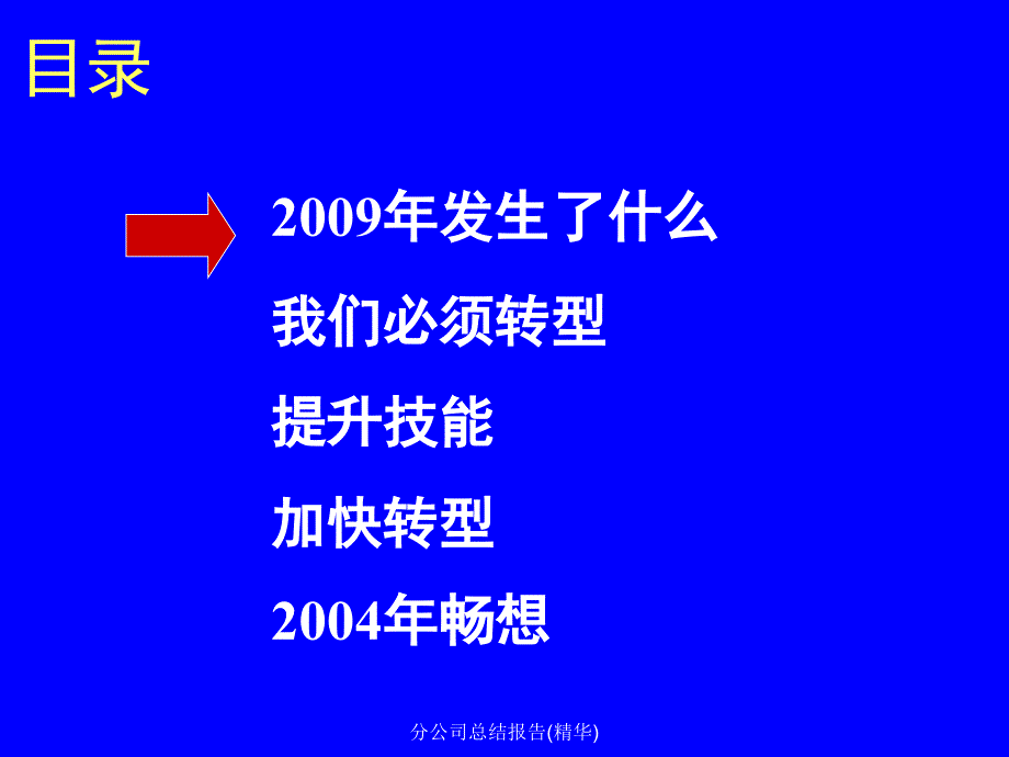 分公司总结报告精华课件_第2页