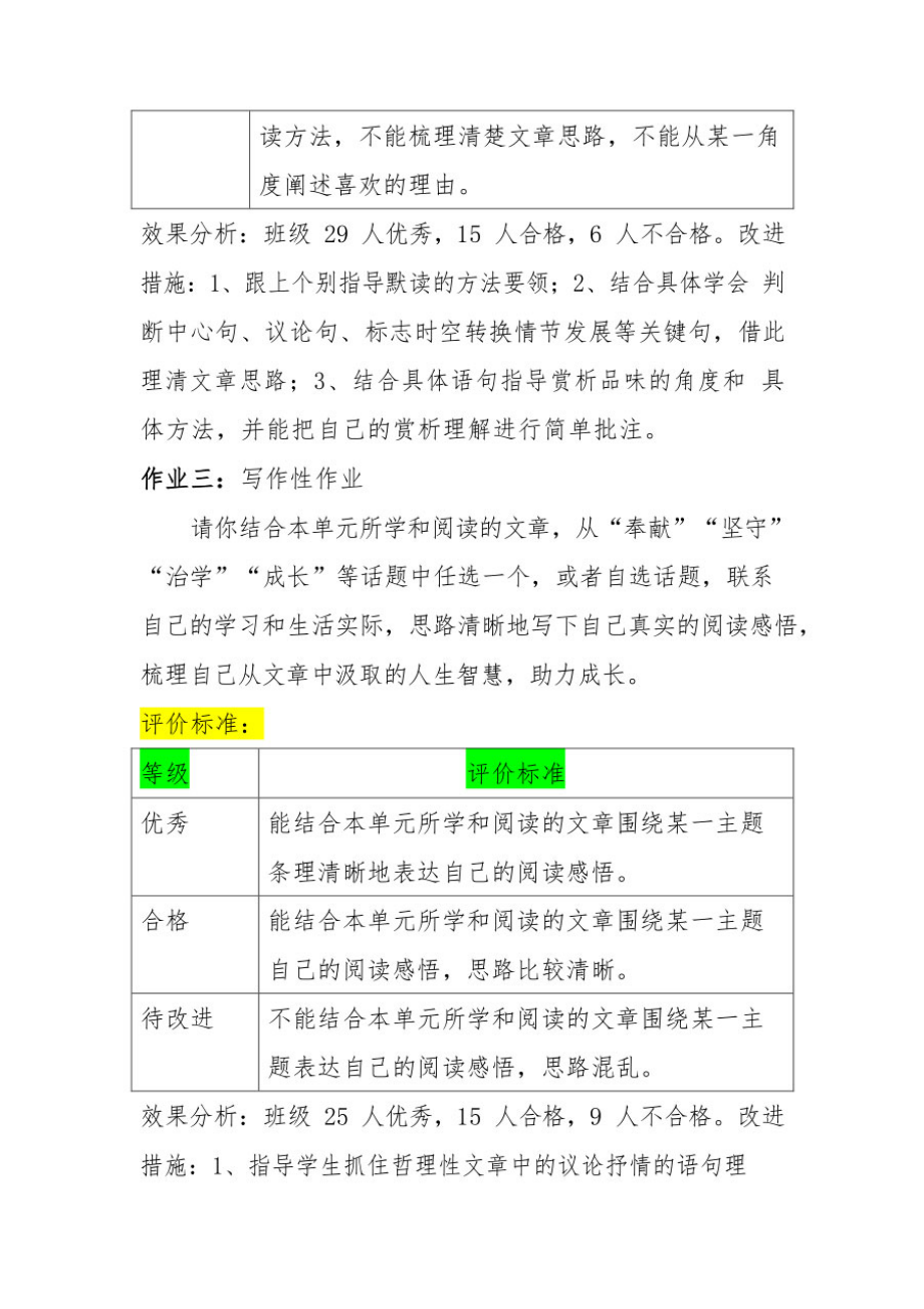 “双减”作业设计：初中语文单元整体作业设计优秀案例_第4页