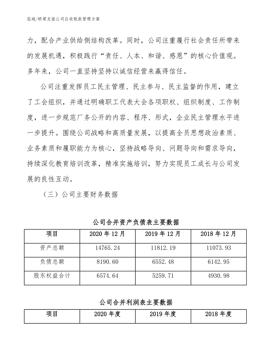 桥梁支座公司应收账款管理方案_第3页