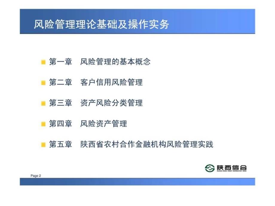 陕西信合风险管理理论基础及操作实务_第2页