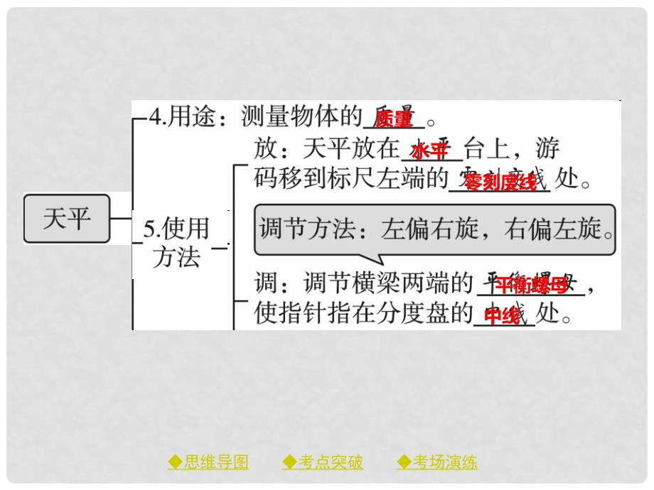 中考物理总复习 第一轮 考点梳理 第六讲 质量与密度课件.ppt_第3页