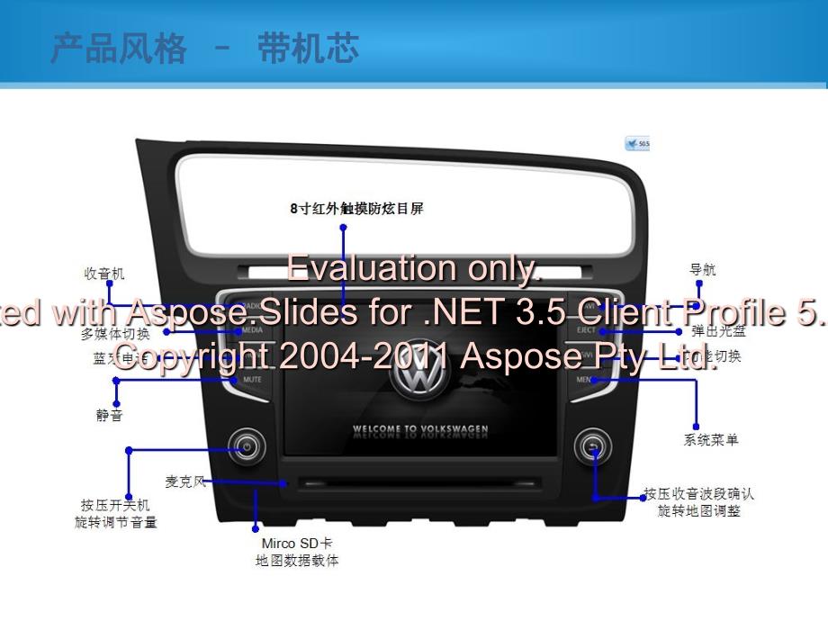 德赛西威NAV286大众高尔夫7导航介绍.ppt_第3页