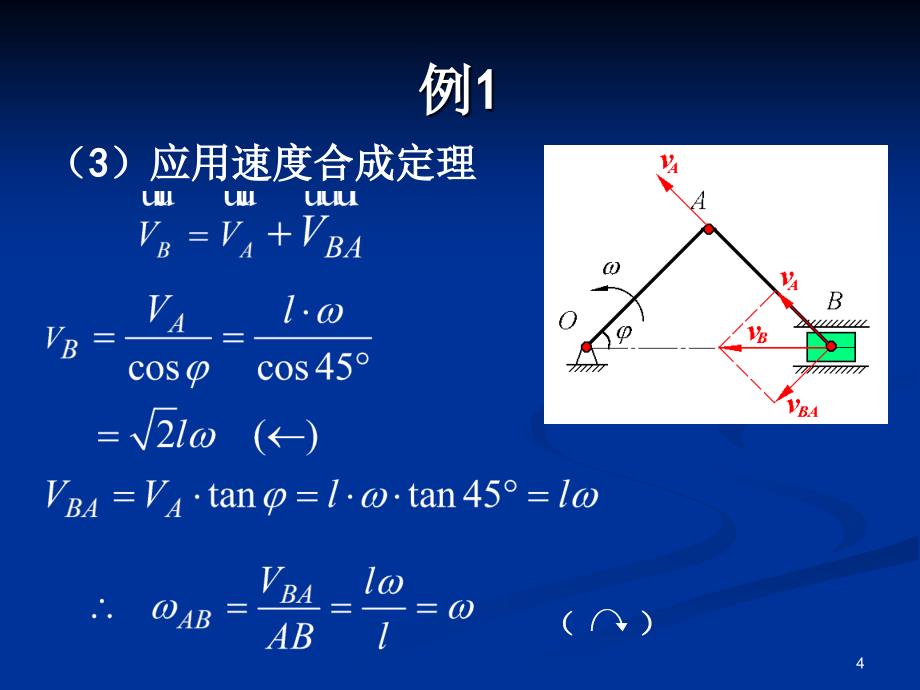 3刚体的平面运动例题PowerPoint 演示文稿_第4页