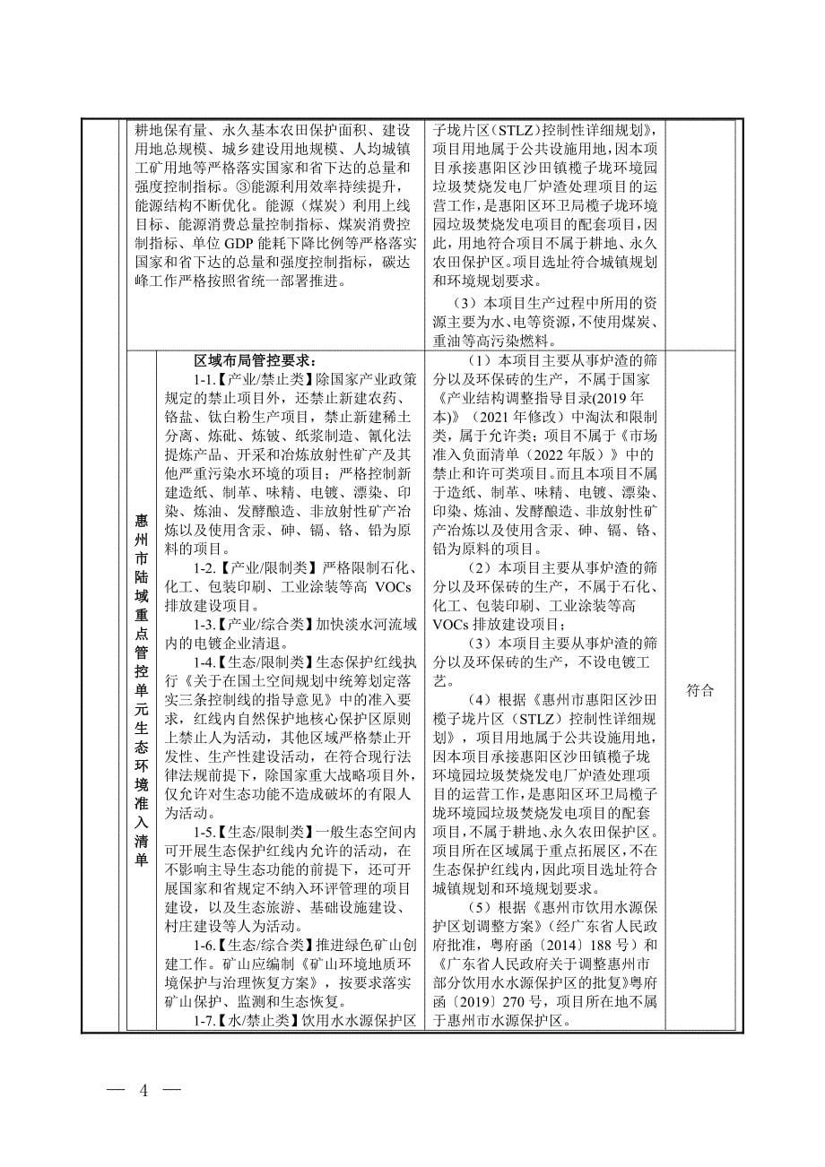 惠州绿富域环保科技有限公司资源再生综合利用项目环境影响报告表（污染影响类）_第5页