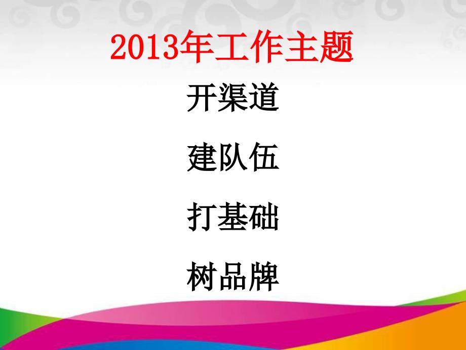 开门红银行保险工作汇报三月份目标工作17页_第4页