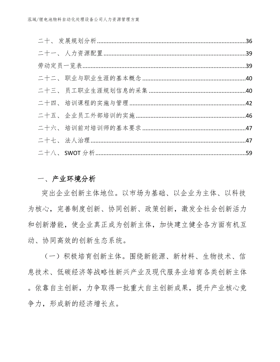 锂电池物料自动化处理设备公司人力资源管理方案_第2页