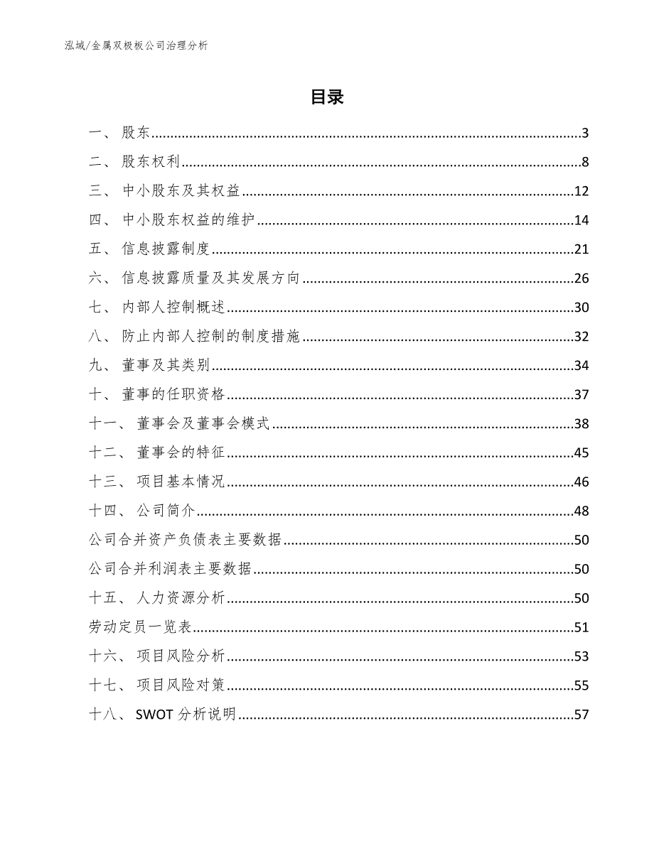 金属双极板公司治理分析（参考）_第2页