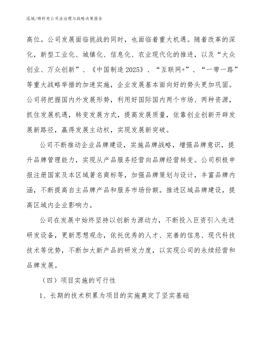 棉籽壳公司法治理与战略决策报告_第4页