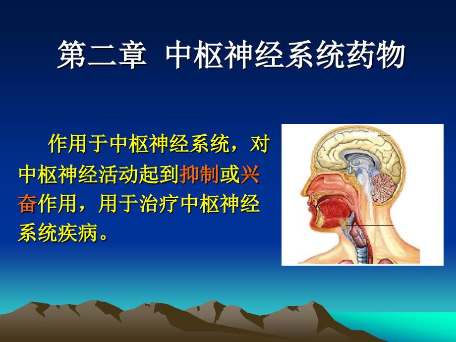 中枢神经系统药物PPT课件_第1页