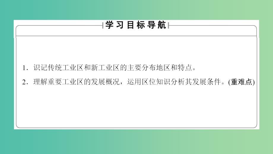 高中地理第4章工业地域的形成与发展第3节传统工业区与新工业区课件新人教版.ppt_第2页