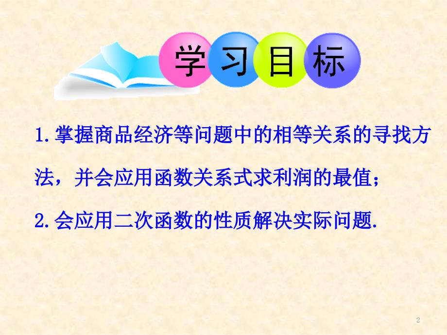 实际问题与二次函数利润问题PPT精选课件_第2页