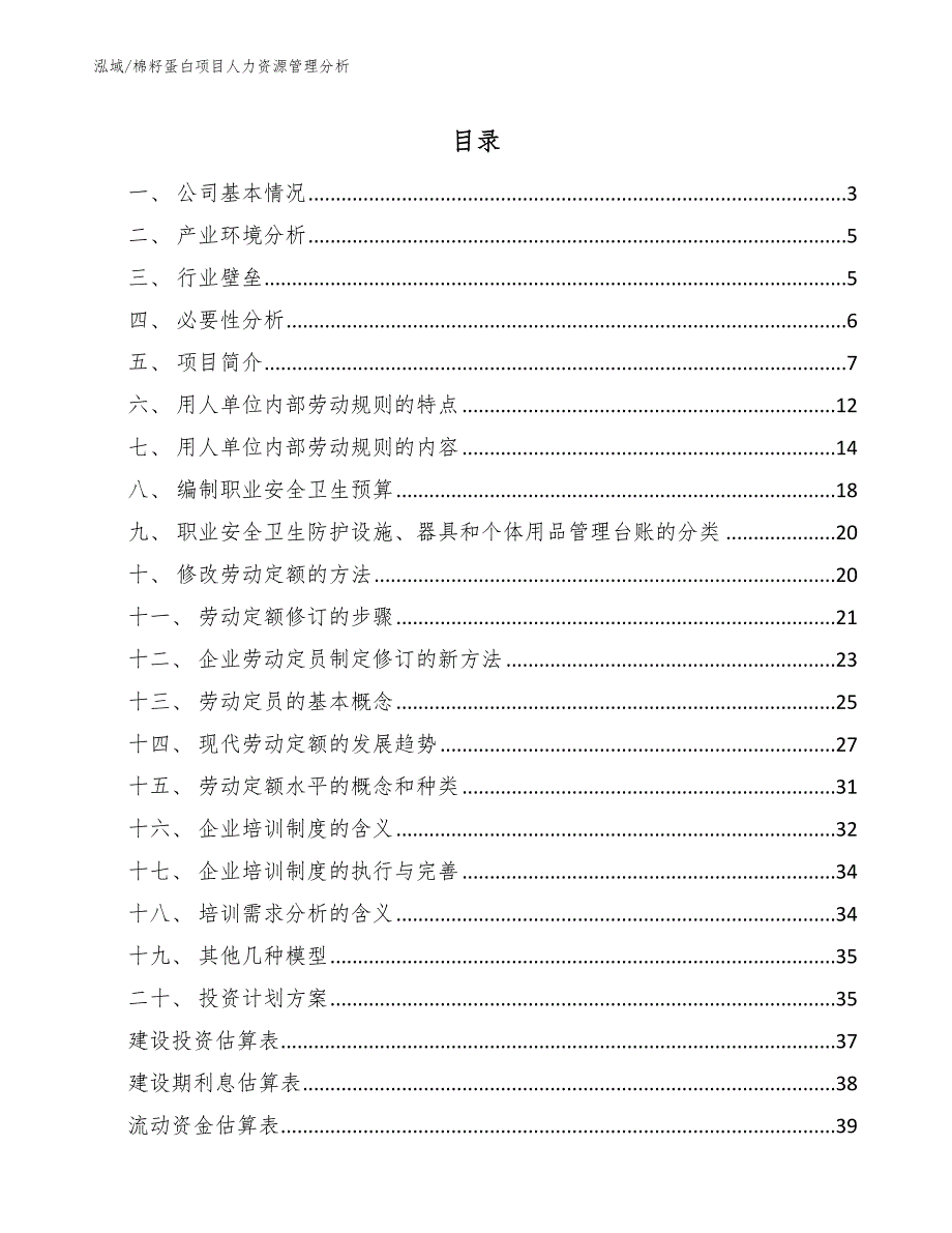 棉籽蛋白项目人力资源管理分析_第2页