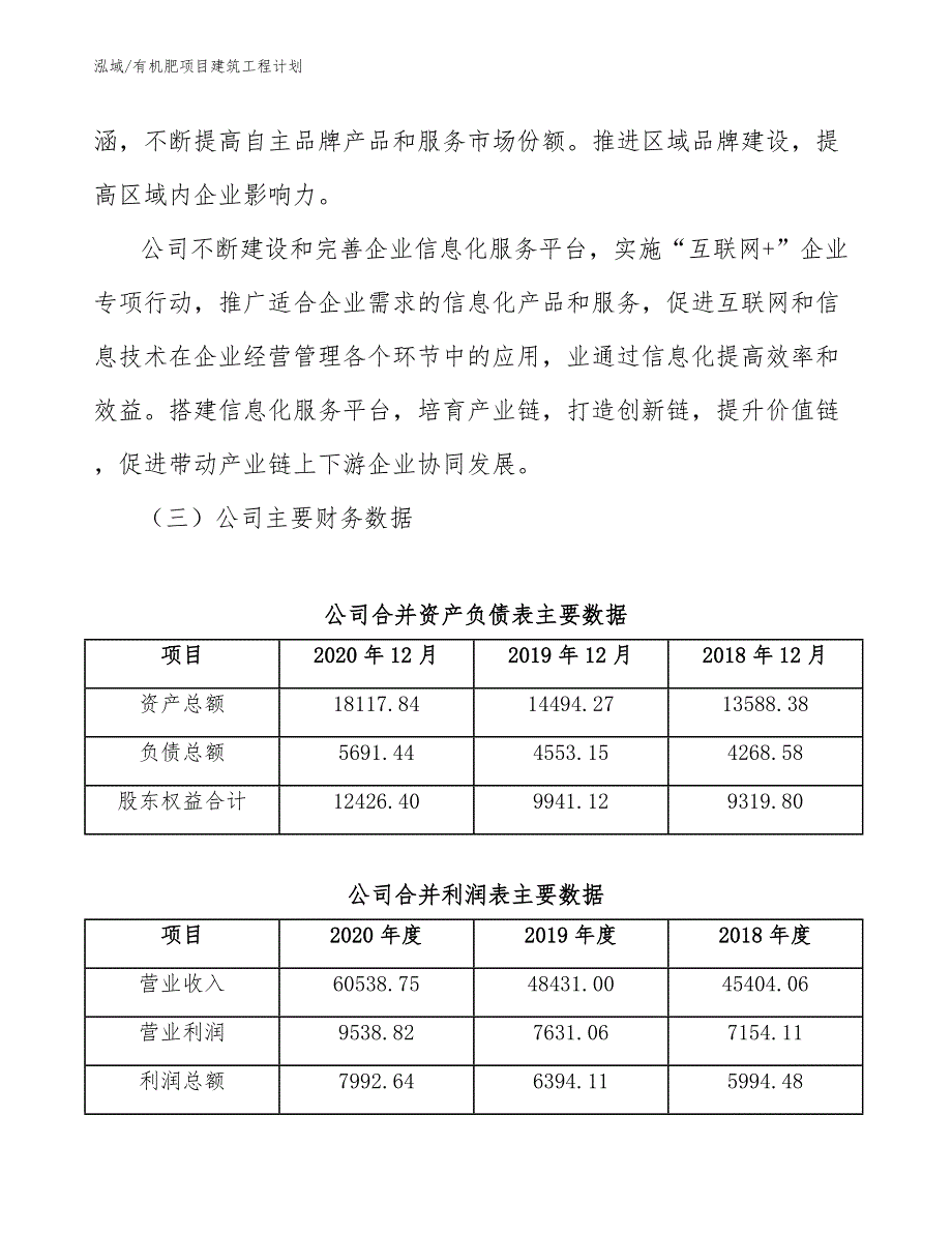 有机肥项目建筑工程计划_范文_第4页