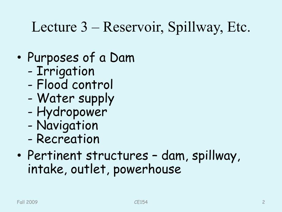 Reservoirs, Spillways,Energy Dissipators：水库溢洪道和消能工_第2页