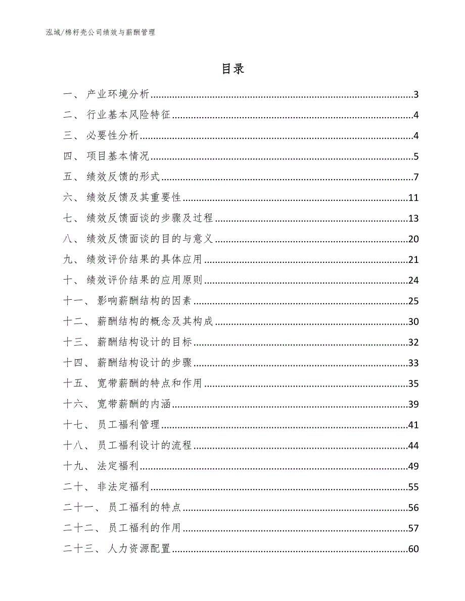 棉籽壳公司绩效与薪酬管理【范文】_第2页