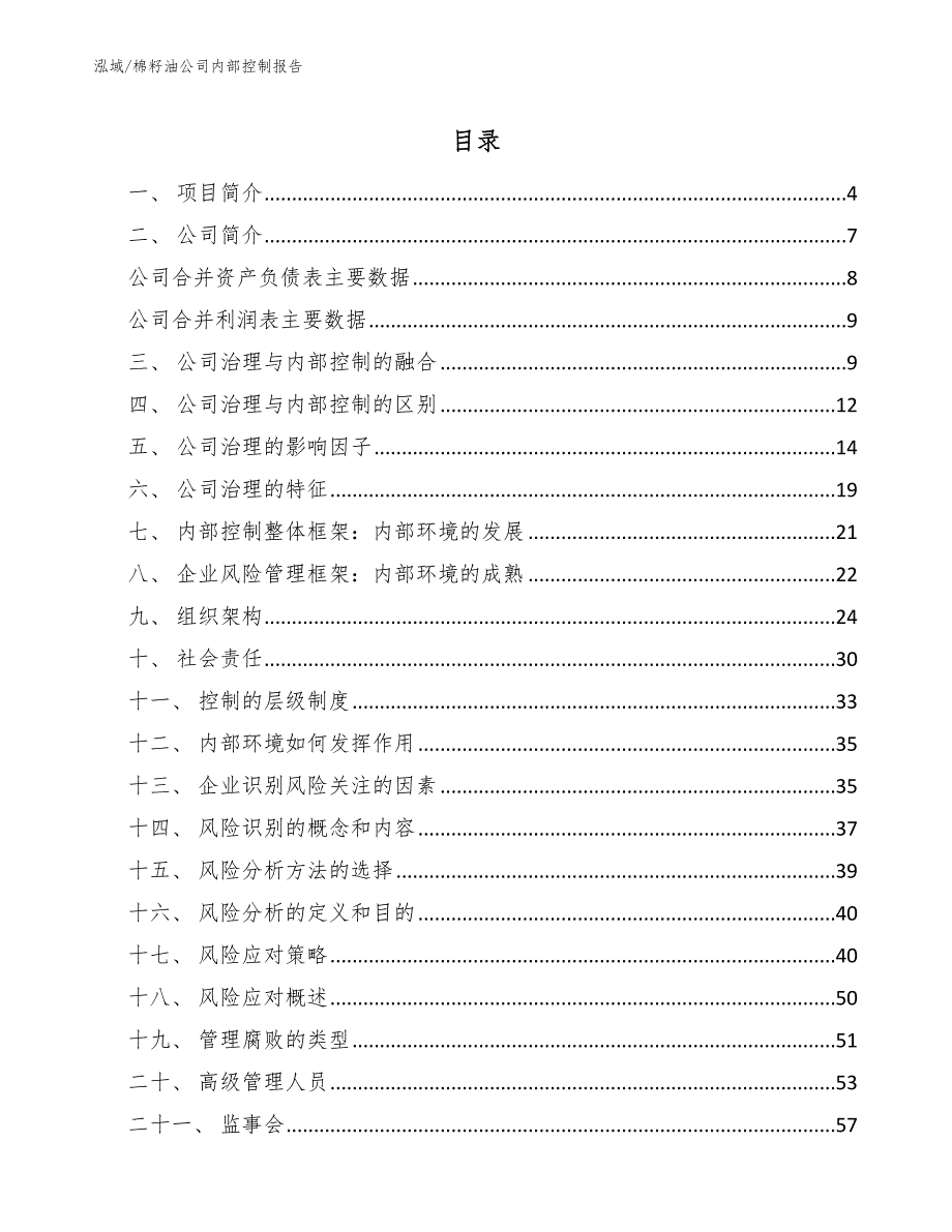 棉籽油公司内部控制报告_第2页