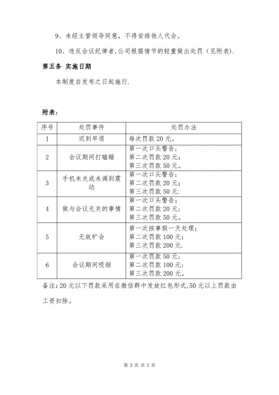 会议纪律管理制度_第2页