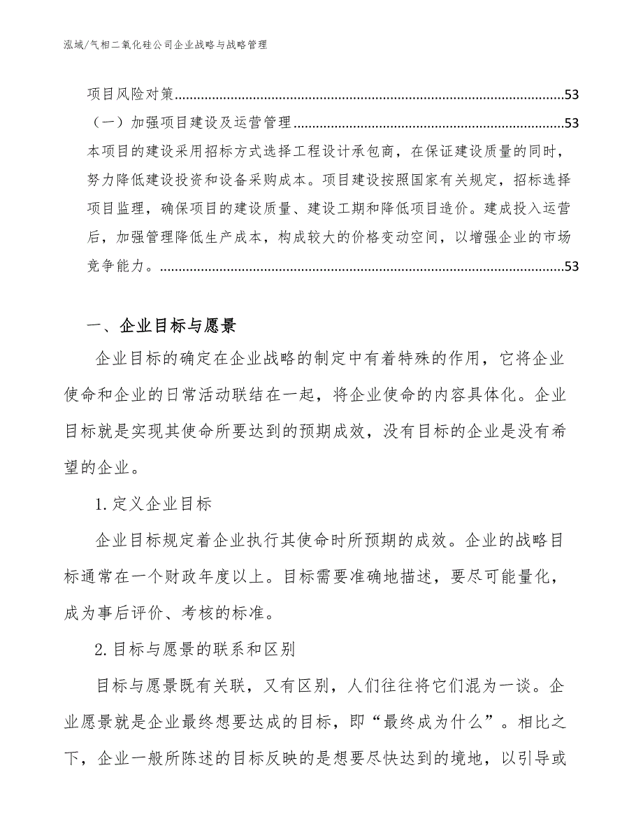 气相二氧化硅公司企业战略与战略管理【参考】_第2页