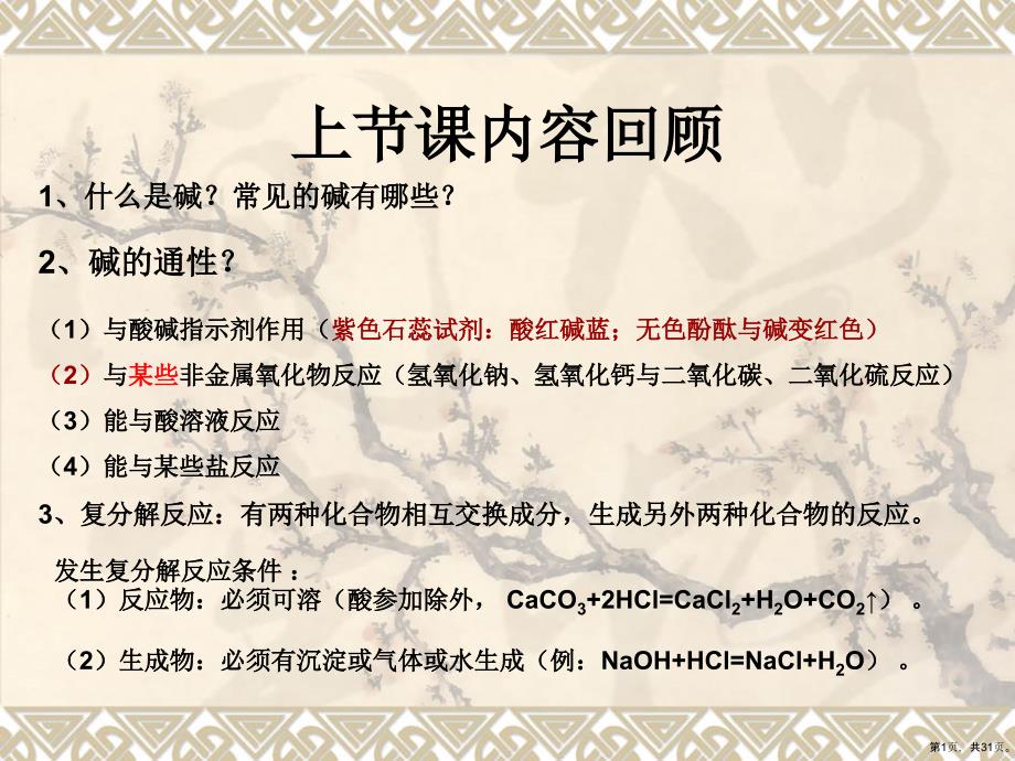 常见金属的性质及金属活动性顺序表的应用教学课件人教版_第1页