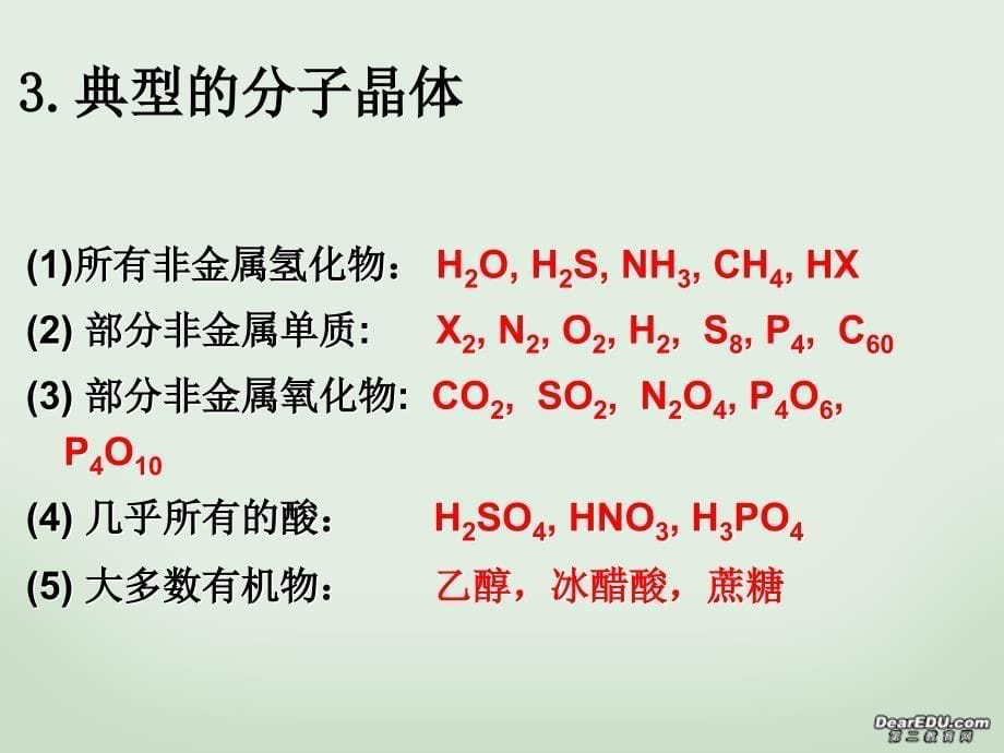 分子晶体和原子晶体.ppt_第5页