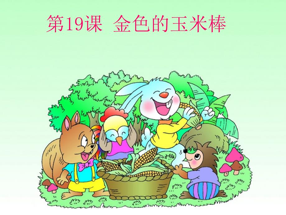19金色的玉米棒_第1页