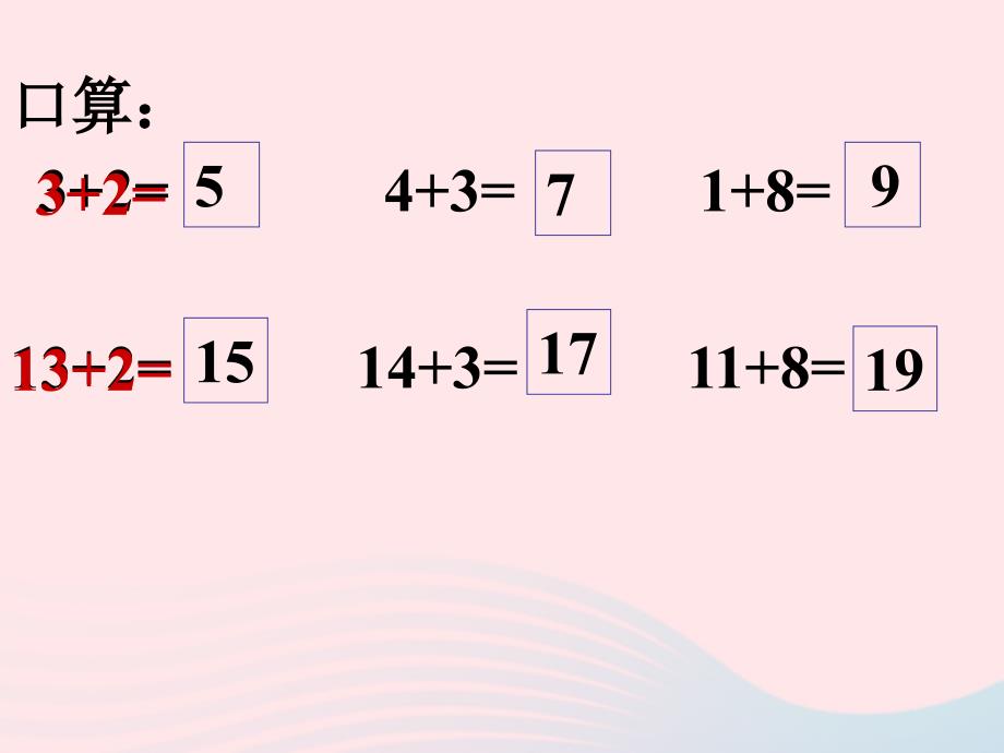 一年级数学下册3.8两位数加减一位数一课件1沪教版_第2页