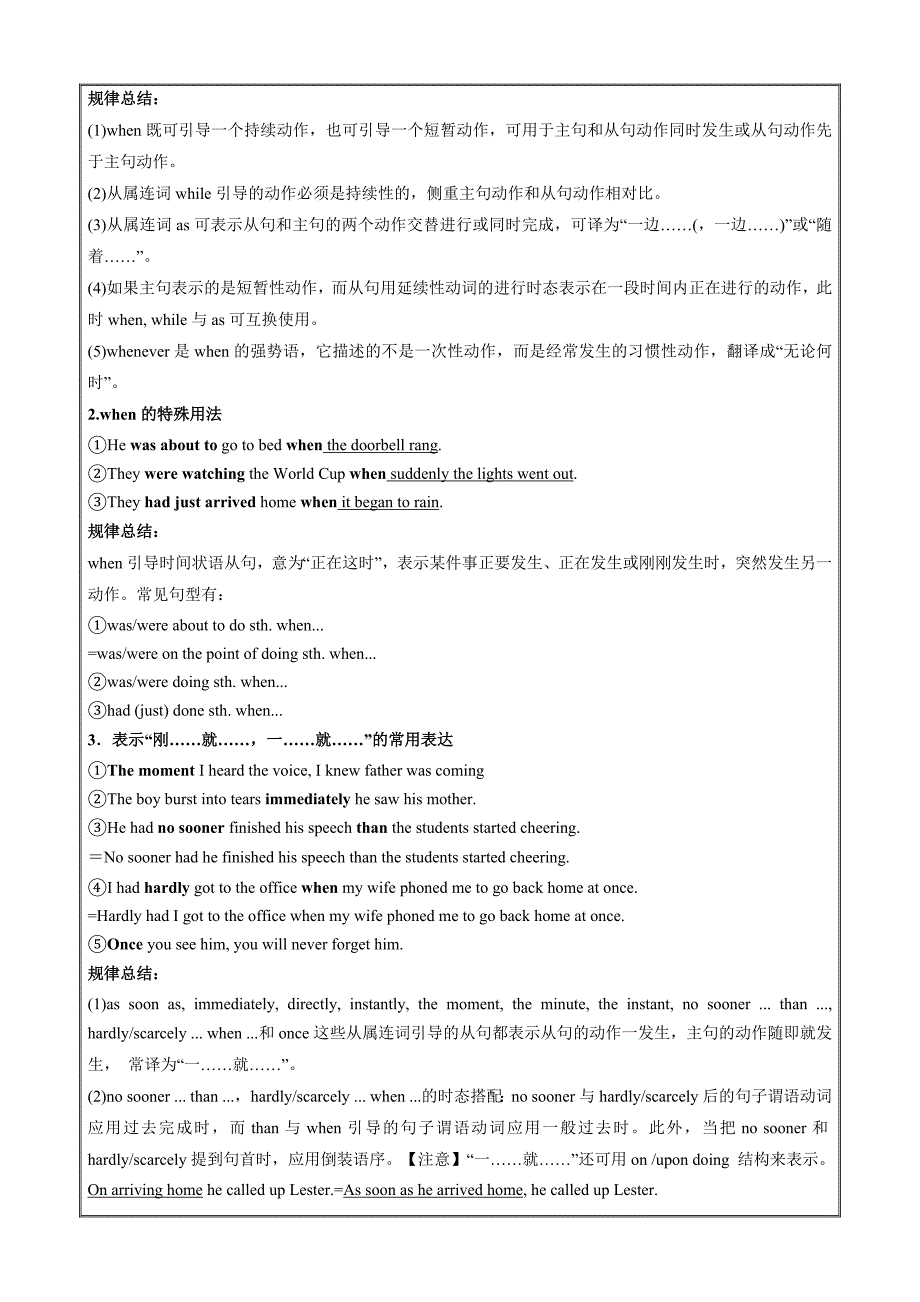 2023届高三英语总复习 专题43.并列句和状语从句考点运用（教师版）_第3页