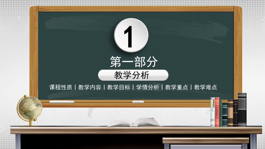 2022小学英语教师说课比赛PPT模板_第3页