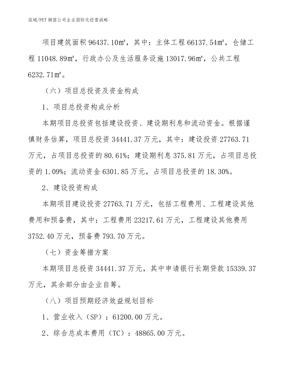 PET铜箔公司企业国际化经营战略_参考_第4页