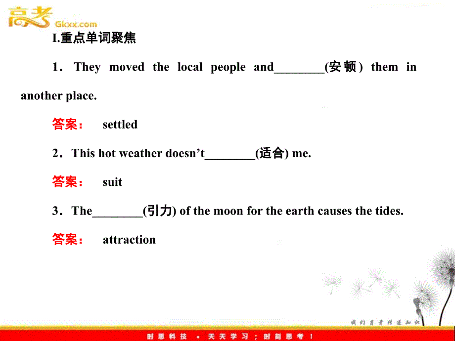 山东省高考英语总复习 Module 2　Highlights of My Senior Year课件 （外研版选修7）_第3页