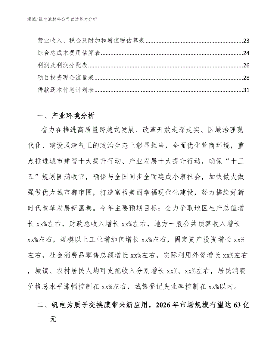 钒电池材料公司营运能力分析【参考】_第2页