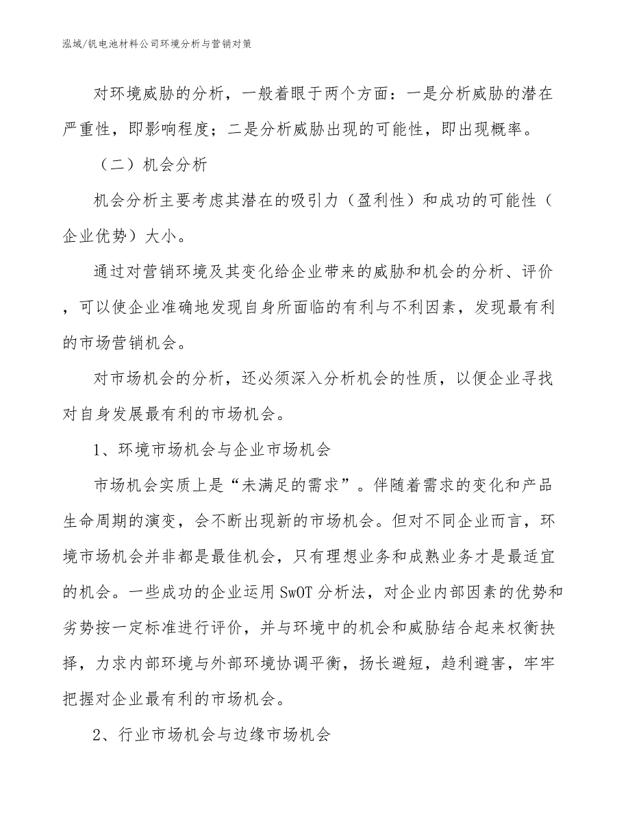 钒电池材料公司环境分析与营销对策（范文）_第4页