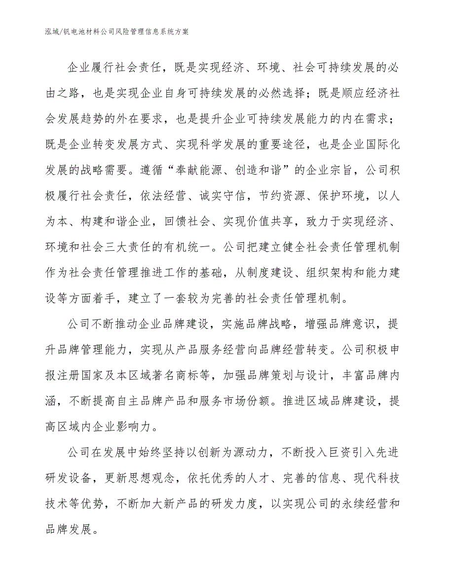 钒电池材料公司风险管理信息系统方案_第3页