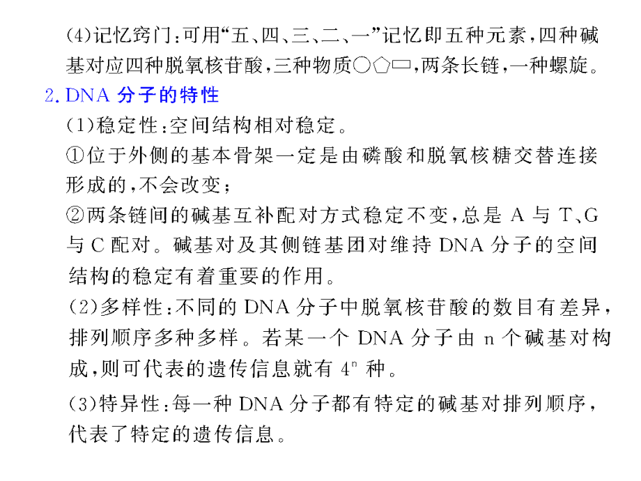 2022届高三生物一轮复习课件第24讲DNA的结构和DNA的复制苏教版_第3页